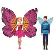 Boneca Barbie Butterfly e Princesa Fairy Casal Butterfly - Mattel