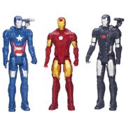 Coleção Bonecos Iron Man Patriot Machine - Hasbro